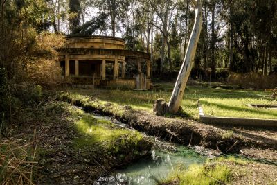 Bade-Pavillion am Rmerbad Loutra Killinis