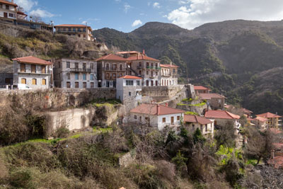 Bergdorf im Hochland Arkadiens