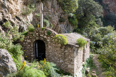 Kapelle Neda Wasserfall